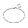 S925 Silver Bracelet Zircon Women Fashion Simple Engagement Wedding Charm Jewelry For Women Birthday