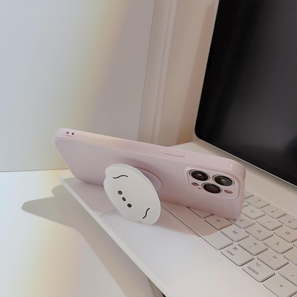 Cute puppy holder iphone17 mobile phone case apple 13 pro max Japanese and Korean ins wind 15 applies 16 applies