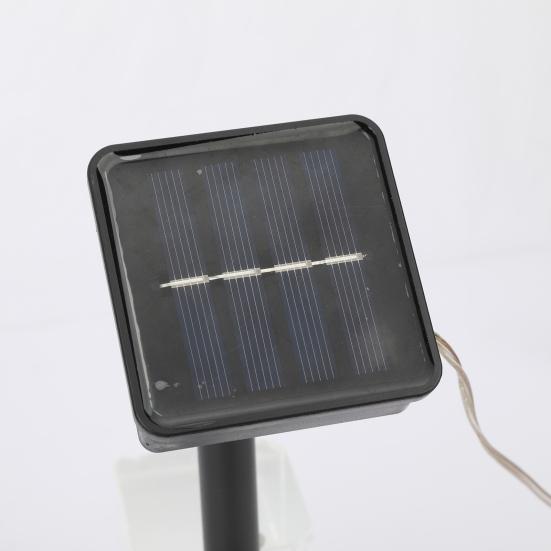 Solarne Lampki Świąteczne do Wbijania Święty Mikołaj Dekoracja Trawnika na Podwórko Wodoodporne Zewnętrzne Lampki Ścieżkowe Świąteczne Łatwa Instalacja Oświetlenie Pęknięć Ściany Ogrodowej
