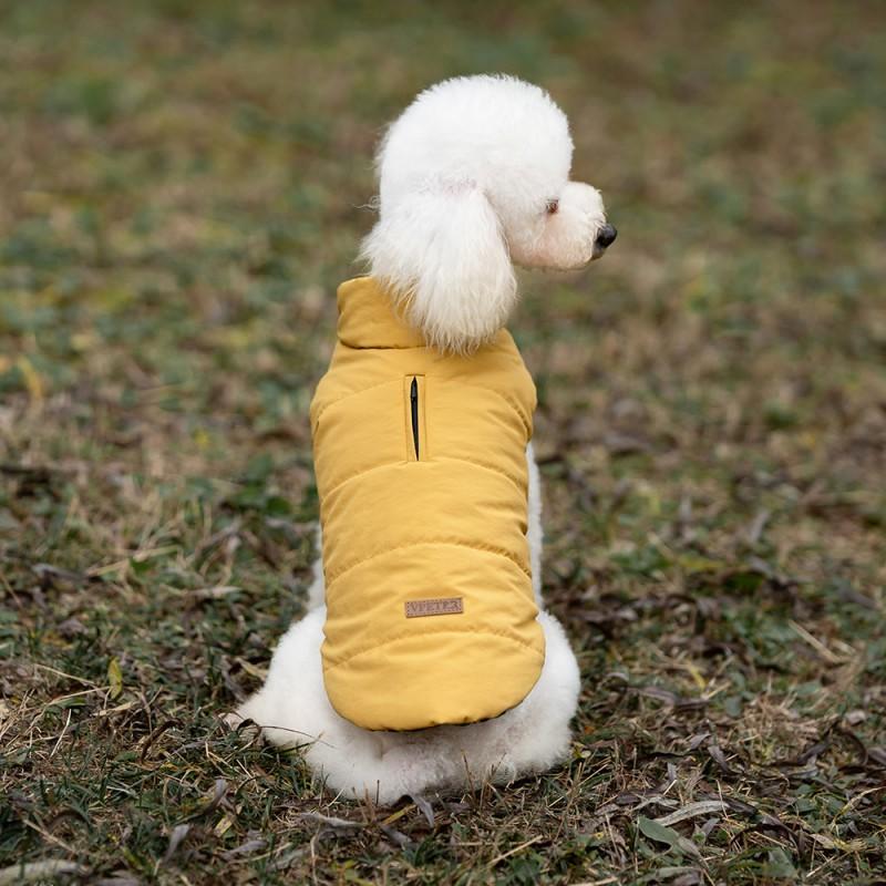 Reversible Winter Dog Vest Small Medium Breeds - Windproof Warm Pet Coat Casual Style 6 Sizes