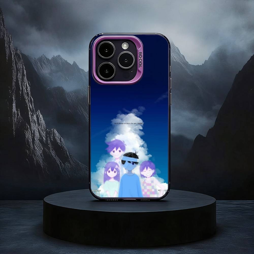 

N-Новый G-Игра O-Omori-RI Чехол для телефона Для iPhone17,16,15,14,13,12,11 Plus,Pro Max Черный Конфетный серебристый чехол для телефона iPhone14
