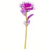 10pcs Artificial Gold Foil Rose Flower Full Blossom Presents, Romantic Gift for Her, Creative Thanksgiving Mother's Day Valentine's Day Women's Gift