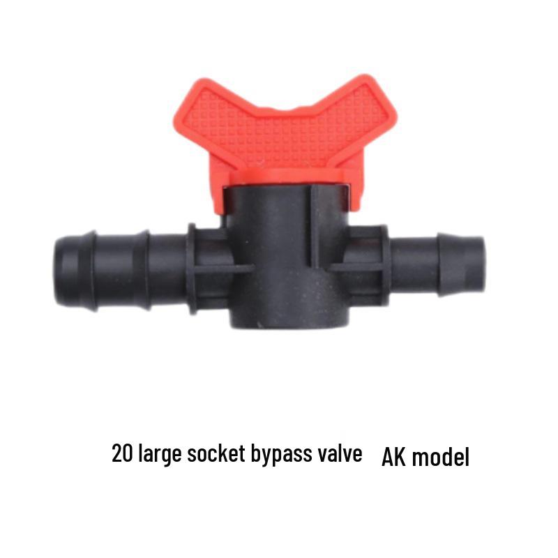 PE Pipe Direct Valve for Gardening and Greenhouses - Large and Small Opening Bypass Valve