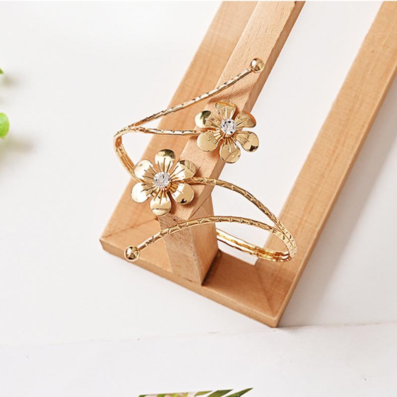 1PC Luz Luxo Dupla Flor Cortina Fivela Ouro Prata Cortina Suporte Cortina Alça Cortina De Metal Moderno Minimalista Cortina Clipe