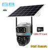 Single/Binocular Solar Surveillance Camera WiFi/4g Wireless Connection Waterproof Night Vision High-definition Security Monitoring