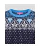 Binpolleidiseu [B. My] Fair Isle Round Neck Knit Navy (Bf5X51N02R)