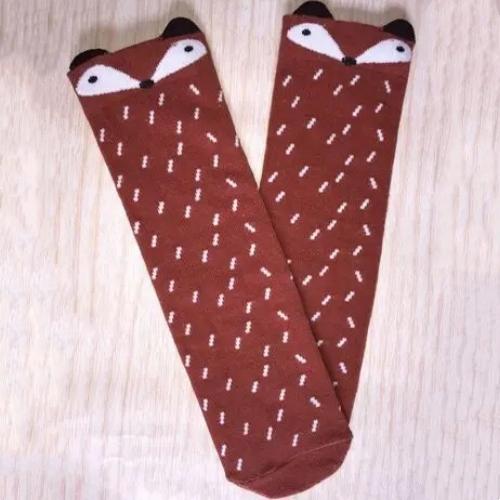 

Длинные носки до колена для маленьких мальчиков и девочек, детские носки с героями мультфильмов, модные спортивные школьные детские носки для детей от 0 до 5 лет, весна 0-2y(S) красный