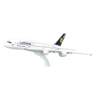 Avión Modelo de Aleación Diecast Airbus A380 de Lufthansa, 16cm - Coleccionable Listo para Exhibir