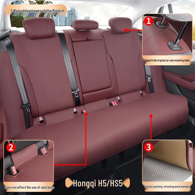 Hongqi H5 & HS5 Semi-Surround Car Seat Cushion Set