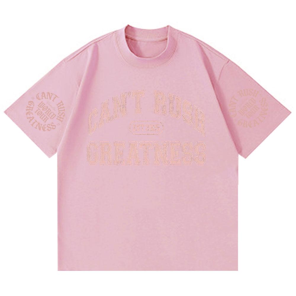 Central Cee CAN'T RUSH GREATNESS World Tour 2025 T-shirt Summer Cotton Short Sleeve T Shirts Men Women Fashion Hip Hop T-shirts
