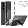 Samsung S25 Ultra Case: Transparent, Ultra-Thin Plated Phantom with Precise Holes & Stand