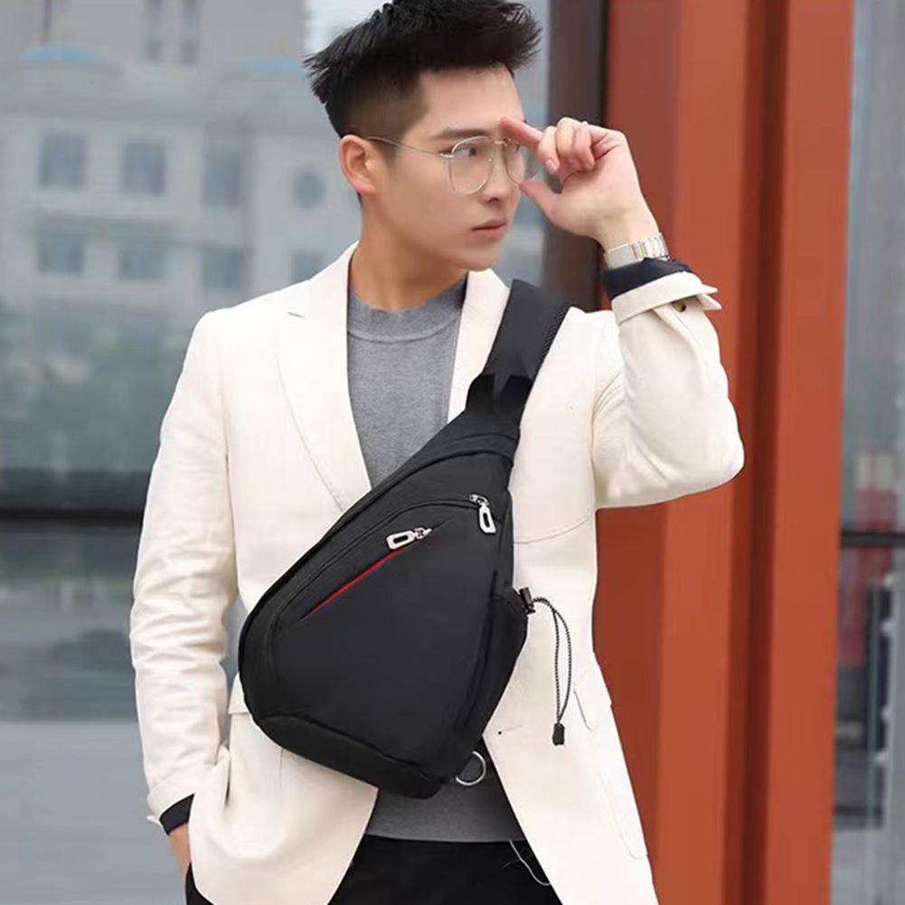 Men'S Chest Bag New Fashion Shoulder Sling Bag Backpack Casual Sports Shoulder Crossbody Bag Cross Body Chest Bag For Men Pack