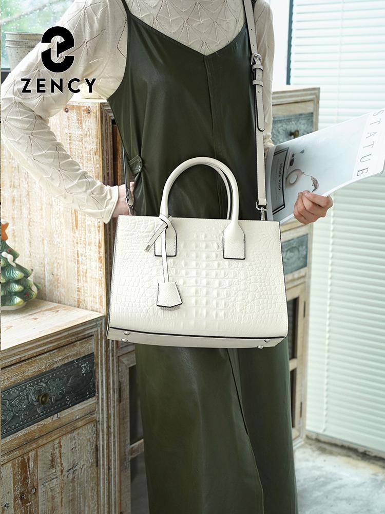 Zency Large Tote Bag for Women Genuine Leather