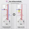Tuya WiFi Smart Switch EU UK US Alexa Google Home Gehärtetes Glas Touch Drahtlos Fernbedienung Wandschalter 1 2 3 4-fach