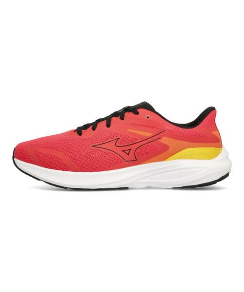

Mizuno Energy Runners Running Size 3E Shoes, Red/White/Orange, 27.5 cm,