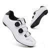 Road Cycling Shoes With Stiff Sole Mountain Bike Clipless Flat Pedal Compatible Breathable Unisex Footwear