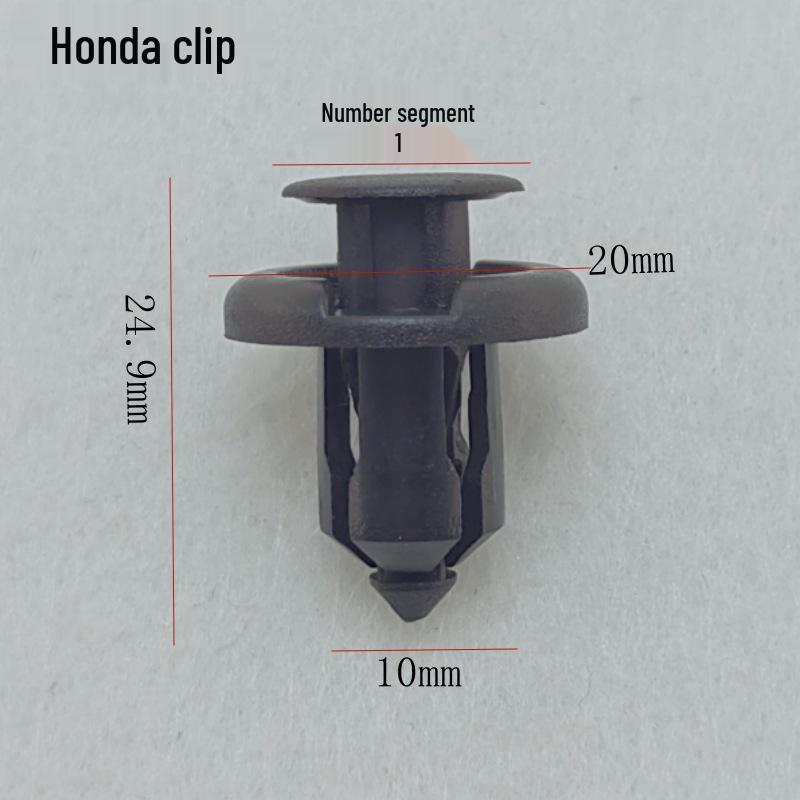 

Snap-on Plastic Nylon Clips for Honda Front Bumper Guard