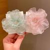 Mesh Flower Children'S Hair Clip Sweet And Cute Princess Style Side Clip Headdress Girl Baby Duckbill Headdress