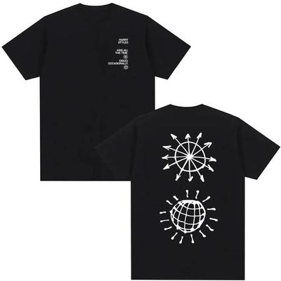 Harry Styles Pocałuj Cały Czas Disco Okazjonalnie Trasa 2026 Graficzny T-shirt Unisex Moda Luźny Bawełniany T-shirt Streetwear