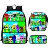 Sprunki Rhythm Box, Game Anime Backpack, Student Schoolbag, Computer Bag