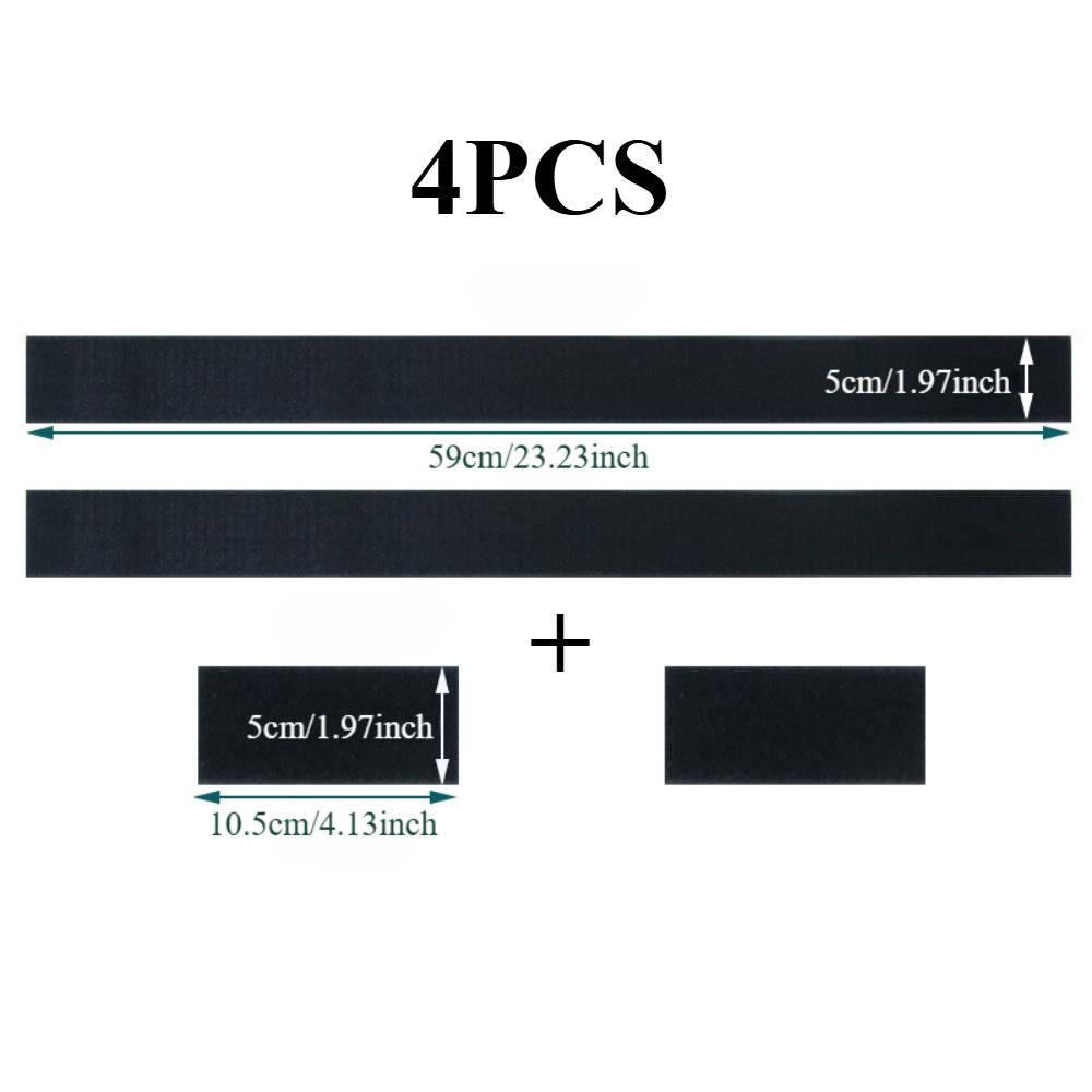 

4pcs/set car trunk storage straps, with multi-functional Velcro, for securing items. Also includes universal storage bag straps