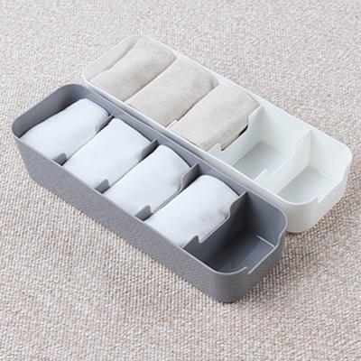Tie Bra Socks Drawer Grid Storage Box Cosmetic Divider Organizer