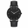 Simple Elegant Watch for Women  Pink White Leather Watchband Dress Lady Wrist Watches Casual Female Clock  Montre Femme