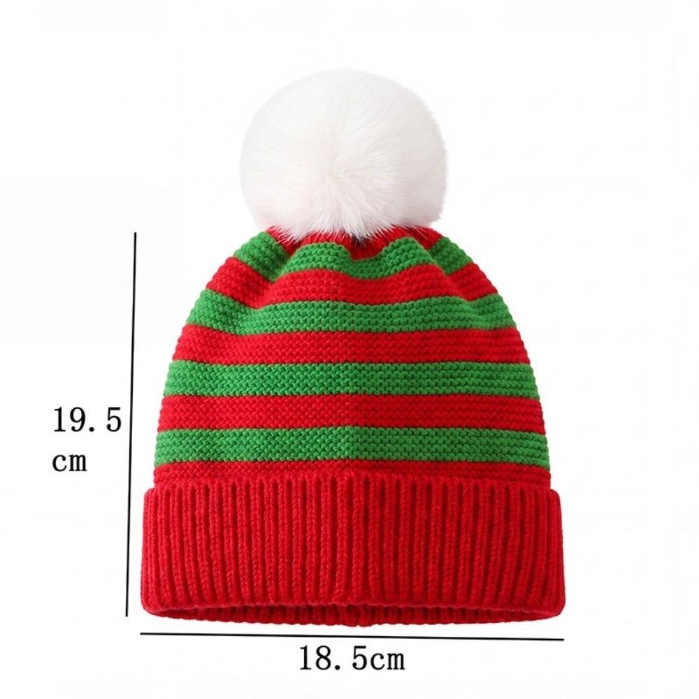 Warm Infant Beanie Cap Woolen Ear Protection Winter Baby Hat Cute Kids Pullover Hats New Year