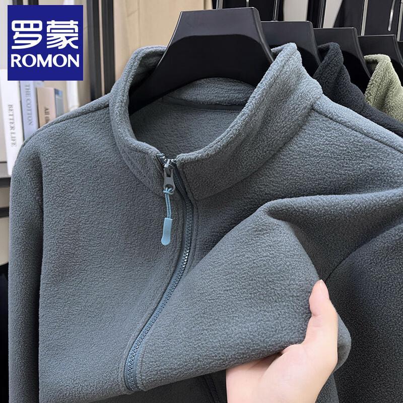 Romons Men s Fleece Stand-Up Collar Sweatshirt 3XL