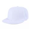 Spring/Summer Trendy Unisex Polyester Flat Brim Hat with Embroidered Logo - European & American Style