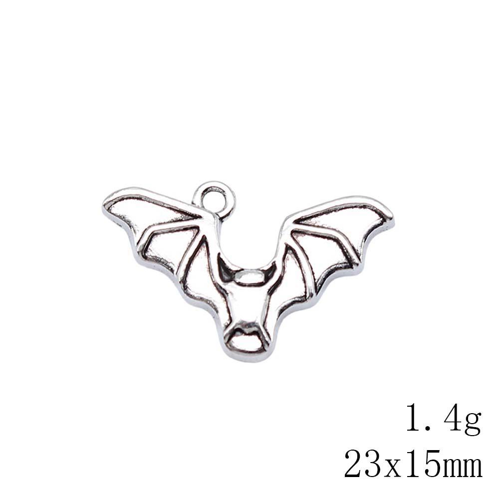 Valentýnský náramek s přívěsky Italský přívěsek s přívěsky pavouka a netopýra Publikum Mužský přívěsek