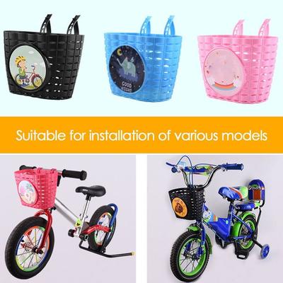 Soportes Portabicicletas Delantero Almacenamiento Bicicleta Infantil Manillar Patinete Cesta Manillar Patinete Cesta Delantera