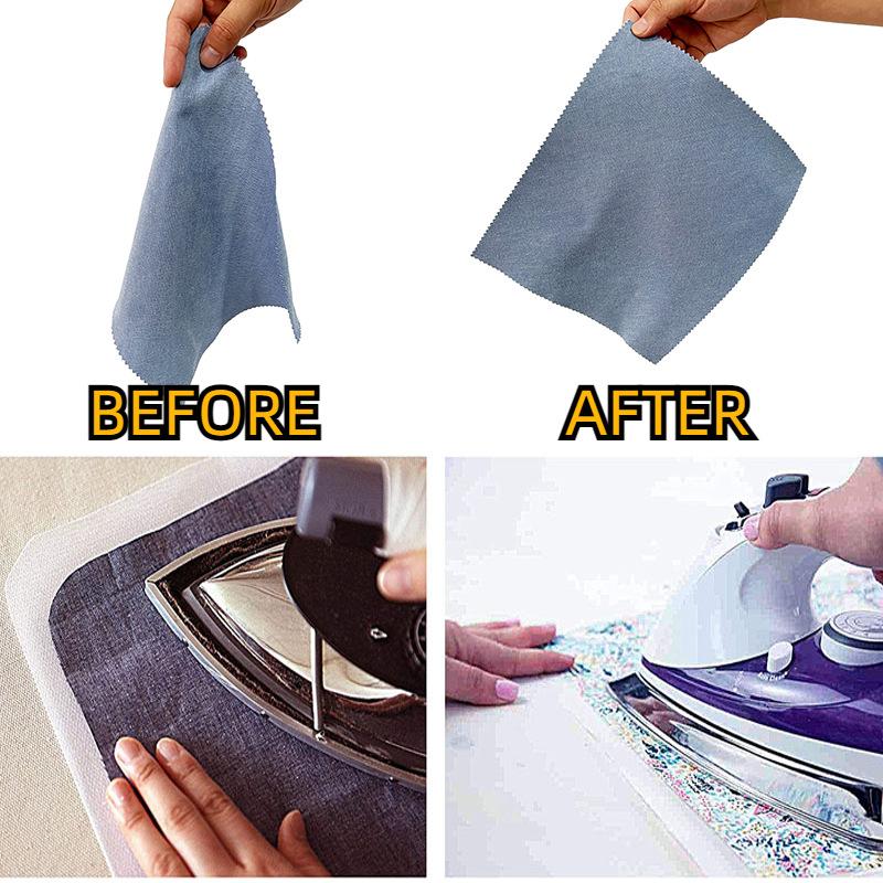 11.81in X 10yd Non-Woven Fusible Fleece Iron-On Interfacing Iron On Polyester Single-Sided Interfacing for DIY Sewing Crafting