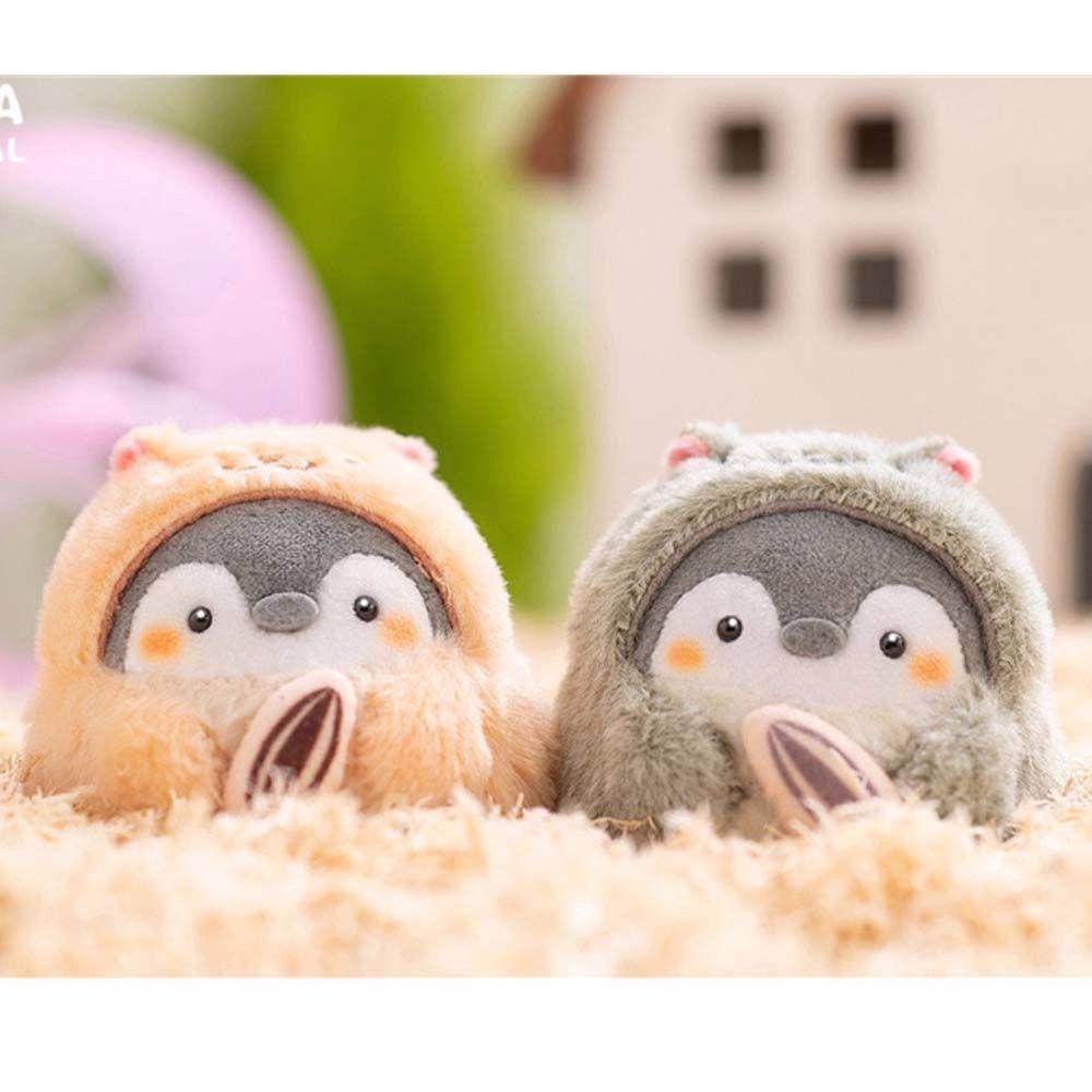 Hamster Key Chain Penguin Key Ring Stuffed Toys Plush Dolls Plush Keychain Penguin Plush Doll
