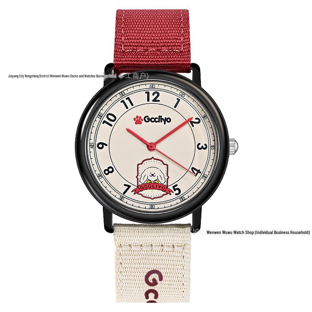 GCCLIYO Women's Retro Canvas Strap Watch