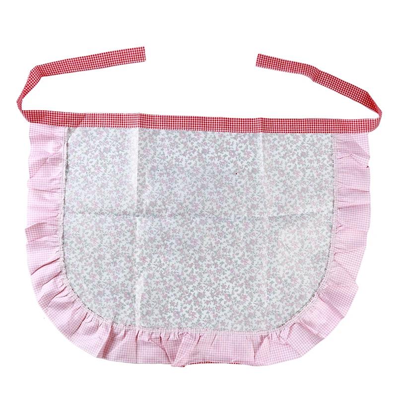 Practical Waist Kitchen Apron Lace Half Bib Maid Costume With Party Favors For Women Waitress