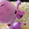 Stuffed Toy Skin-friendly Cartoon Animal Giraffe Shape Stuffed Animal Plush Toy for Kid