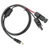 Portable Solar Panel Charging Cable 4 To DC7909 Power Extension Cord For Easy Carry Storage During Camping Adventure