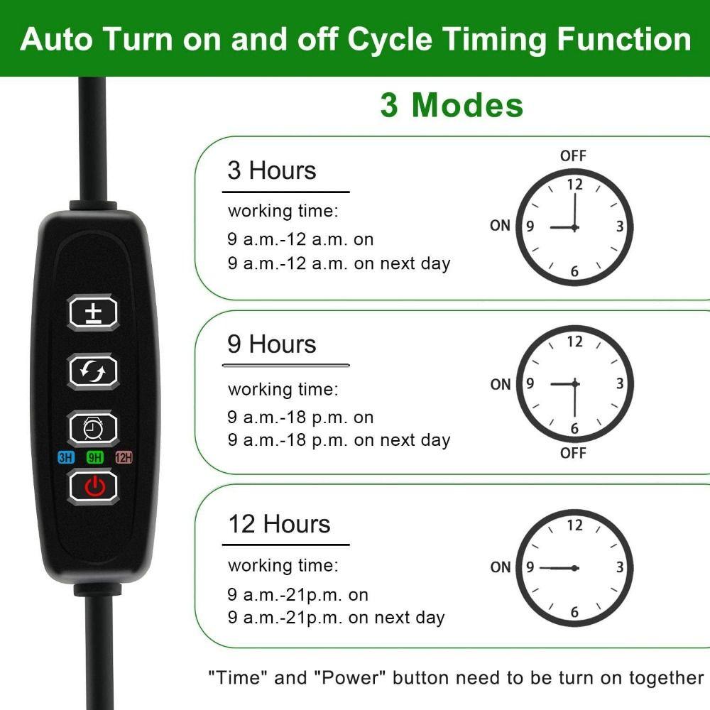 USB LED Plant Lights 2/3/4 Heads Potted Plant Lamp Hydroponic Lights  UV Hydroponics