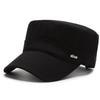 Hat solid color flat top hat spring and autumn fashion short brim visor cap cap casual hat trendy brand versatile