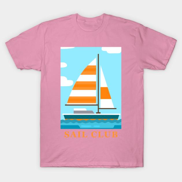 T Shirt Women Sail Club Harajuku Print Kawaii Tshirt Summer Short Sleeve Female T-Shirt Top Tee
