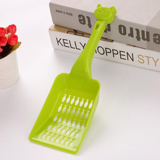 Tragbare Katzenklo-Hunde-Futter-Schaufel Plastikschaufel Reinigungsgerät Haustierbedarf