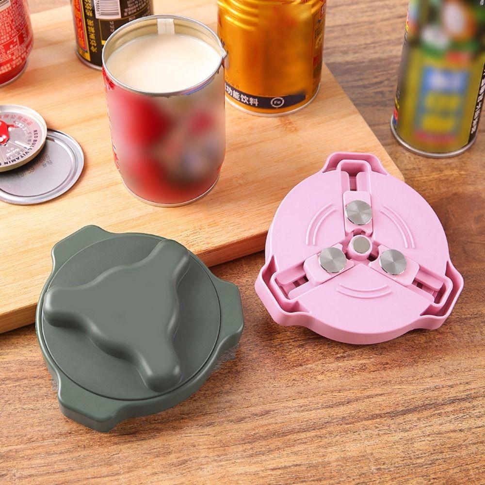Rotating Design Screw Can Opener Manual Bottle Lid Open Device Jar Lid Opening Tool  Weak Hand