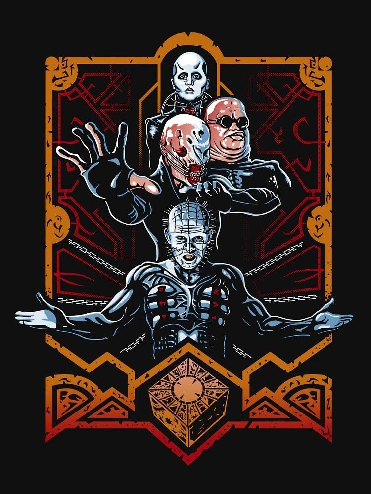 Hellraiser T-Shirt | Horror Movie Graphic Print, Clive Barker M