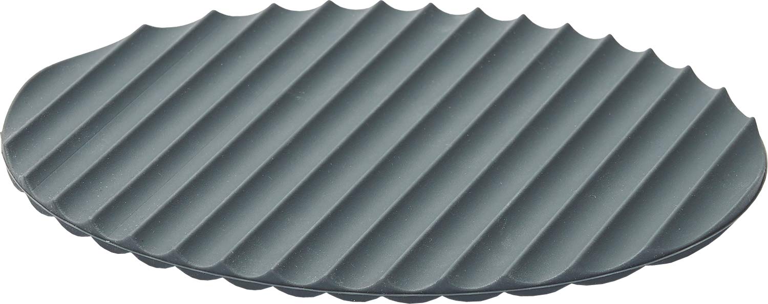 

Yoshikawa EAtoCO Iitoko Nami Dark Gray Pot Holder Pot Holder 2way Silicone Mat 18 x 16cm AS0045