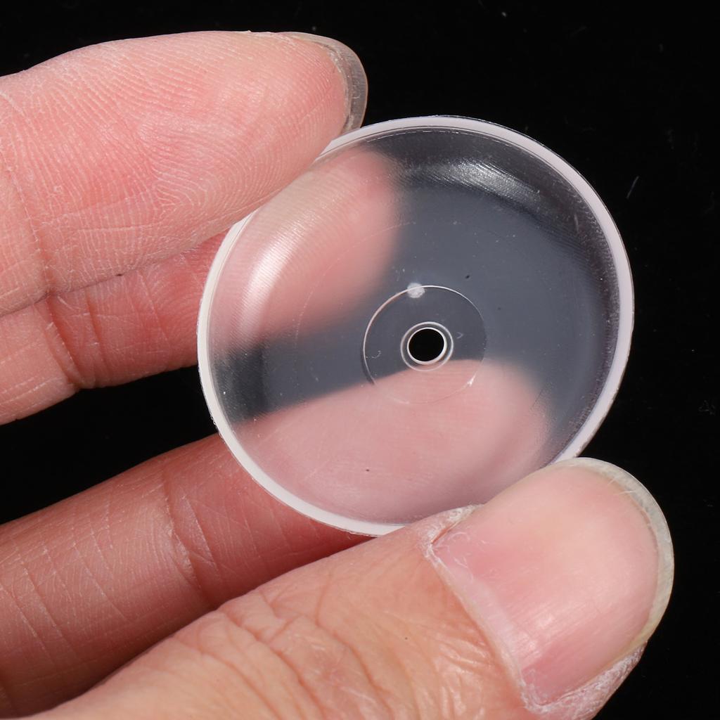 200 Pcs Drip Catcher Round Tray Wax Protector Bobeches For Candles Home Decor Accessories Clear Holder Anti Dripping