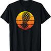 Retro Sunset Upside Down Pineapple Swinger Mens Womens T-Shirt