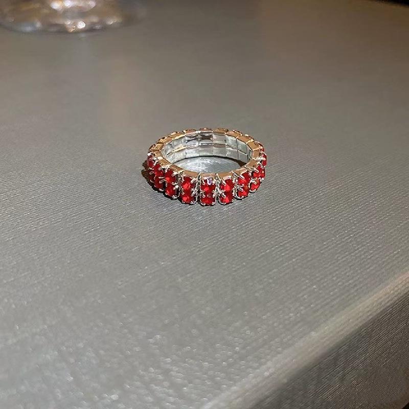 Korean Style Irregular 925 Sterling Silver Women's Versatile Ring, Non-Fading Niche Ins Design