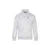 Jordan Jumpman Embossed Logo Stand Collar Knit Jacket Men Outerwear White AR4461-100