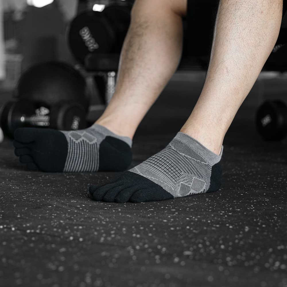 WRELS Running Sports Compression Socks for Men and Sizes for and Deodorizing Size Five-Toe Socks, Socks, Five-Toe Women, 22-27cm, Marathons, Golf,